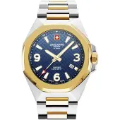 Swiss Alpine Military Herren Armbanduhr 42 mm Avenger silber 7005.1145