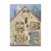 Egmont toys Aktivitätsbrett mit Schlössern Kaninchen, Babyspielzeug