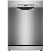 Bosch Serie 2 SMS2HVI02E, Freistehend, Standardgröße (60 cm), Grau, Metallisch, Edelstahl, Tasten, 1,75 m