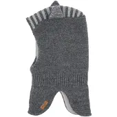 Maximo - Mini Boy's Schlupfmütze Waschbär - Sturmhaube Gr 47-49 cm grau