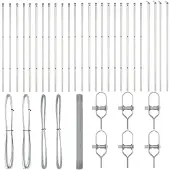 vidaXL Geschweißter Drahtzaun, bodenverankert 50 x 1,5 m Silber Netz