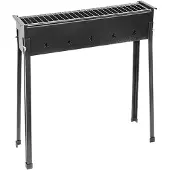 Mille BBQ-60 Classic - Holzkohle-Bratrost für Lammspieße - 60x15cm