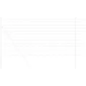 vidaXL Eurozaun 1 x 10 m PVC-beschichtetes Eisen