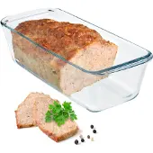 Kadax Brotbackform aus Glas, Kuchenform 28 cm, hitzebeständige Form