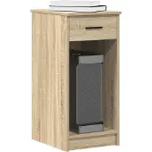 vidaXL Computerschrank mit Schublade Sonoma-Eiche 35x45x77 cm