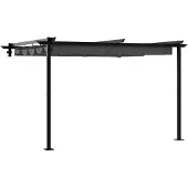 vidaXL Pavillon 300 x 300 x 200 cm Anthrazit Polyester