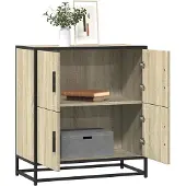 vidaXL Sideboard Sonoma-Eiche 68x35x76 cm Holzwerkstoff