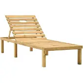 Helloshop26 - Sonnenliege Deckstuhl Sonnenbett Gartenbett Terrassenmöbel imprägniertes Kiefernholz 02_0012709