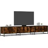 vidaXL TV-Schrank Räuchereiche 240x35x41 cm Holzwerkstoff
