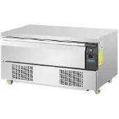 Polar Serie U flacher Kühl- und Tiefkühltisch mit 1 Schublade 3x GN