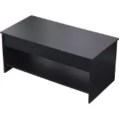 Happy Garden Couchtisch mit hochklappbarer Platte schwarz HEDDA
