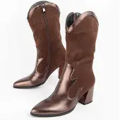 Montevita Stiefelette mit Absatz, Tejan8 Braun