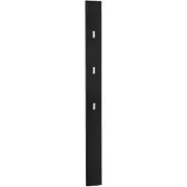 Helloshop26 Kleiderschrank 170 cm schwarz Wandkleiderhaken Wandpaneel 03_0002145