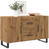 vidaXL Sideboard Artisan-Eiche 100x36x60 cm Holzwerkstoff