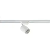 LEDKIA 3 Phasenstromschienen LED Strahler 10W Dimmbar Mallet Weiß 4000K Neutralweiß