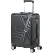 American Tourister Soundbox Alu Spinner 55 / 20 TSA Trolley Brushed Anthracite anthrazit