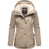 MARIKOO Winterjacke "Bikoo" mit Kapuze sportliche Damen Outdoor Baumwolljacke mit Kapuze