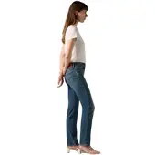 Levi's 724 High Rise Straight Jeans Dark Indigo Größe: W28L34 | Straight Jeans Outlet | Damen | Blau