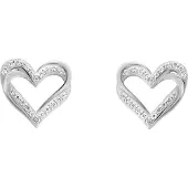 Orphelia 'Cecilia' Damen 925 Sterling Silber Ohrstecker - Silber ZO-7584