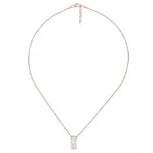 Orphelia 'Lova' Damen-Kette mit Anhänger aus 925er Sterlingsilber, Silber/Rosé, ZH-7093