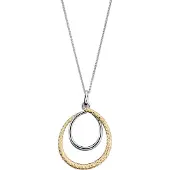 Orphelia 'Bastien' Damenkette mit Anhänger aus 925er Sterlingsilber – Silber/Gold ZH-7499