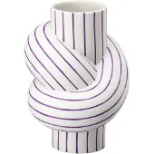 Rosenthal Node Stripes - Plum - Vase 12 cm