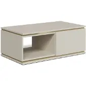 Vicco Couchtisch Linette Cashmere 90 x 50 cm mit Schublade, Model 57968