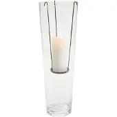 Leonardo Vase mit Kerzeneinsatz - D/H ca. 17.00x50.00