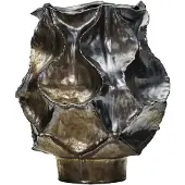 House Doctor Waves Vase Höhe 34 cm grau Stein - , Grau, für Wohnzimmer, Stein, Landhaus / Rustikal