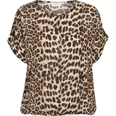 Kaffe T-Shirt Amber 10508257 Braun Relaxed Fit 36
