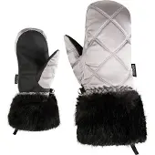 Ziener Fäustlinge Kwinzi Z Mitten Damen Metallic Silver-8.5