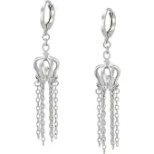 NAEMI Women Earrings in Silver White | Gr.: onesize