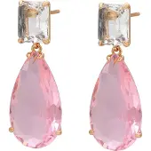 Faina Women Dangle Earrings in Rose Gold Pink | Gr.: onesize