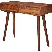 FineBuy Konsolentisch Braun