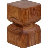 FineBuy Beistelltisch Braun