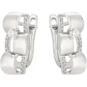 Faina Women Huggie Earrings in Silver | Gr.: onesize