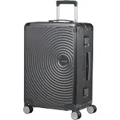 American Tourister Soundbox Alu Spinner 68/25 TSA brushed anthracite