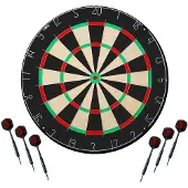 Winsport Karella, Dartboard "BullOut" inkl. 2 Satz Darts, 45 cm