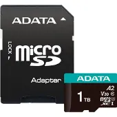 ADATA AUSDX1TUI3V30SA2-RA1, 1 TB, MicroSDXC, Klasse 10, UHS-I, 100 MB/s, 85 MB/s