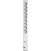 Bachmann 333.011, Standard, 1U, Senkrecht, Aluminium, Weiß, 9 AC-Ausgänge