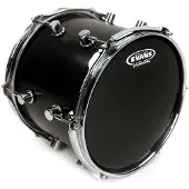 Evans Resonant schwarzes Schlagfell 16 Zoll