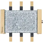 H.Koenig WOD6, 6 Person(en), Metall, Stein, Holz, Schwarz, Marmorfarbe, Holz, Rechteckig, Stein, 295 x 195 mm