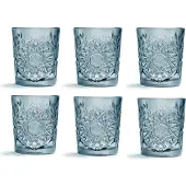 Libbey 355 ml Trinkglas Hobstar blau