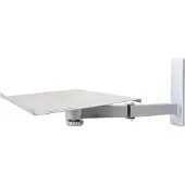 My Wall H20W Wandhalter für 10-21 Zoll TV Bildschirme, Laptops und Lautsprecherboxen Weiß