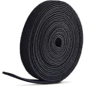StarTech.com .com HKLP7505B, Kabelbinder mit Klettverschluss, Universal, Schwarz