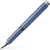 Faber-Castell Fllhalter Essentio Aluminium, blau, EF