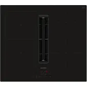 Siemens ED611BGA7, Schwarz, Integriert, 60 cm, Zonen-Induktionskochfeld, Glas, 4 Zone(n)