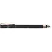 Faber-Castell Fllhalter NEO Slim Metall, schwarz/ros‚, EF