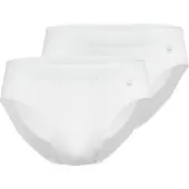 Götzburg Slip "X-lastic" 2er-Pack, basic, elastischer Bund, eng, weich, atmungsaktiv, Baumwollmix