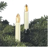 Hellum Lichterkette Riffelkerz.klar Innen 20tlg; 812046